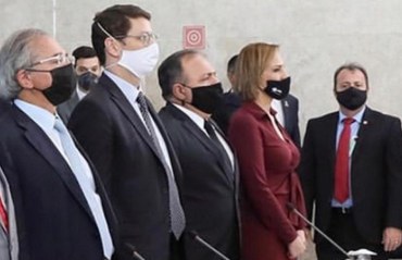 Coronel Giovanne Silva participa do novo Marco Legal do Saneamento Básico, no Palácio do Planalto