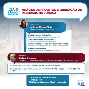 Análise de projetos e liberação de recursos da FUNASA