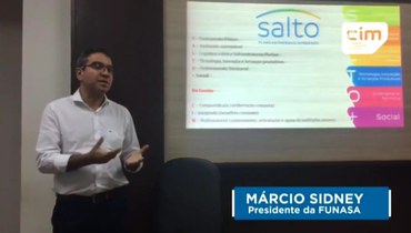 Márcio Cavalcante fala sobre gestão de resíduos sólidos em evento da CIMFoto: Reprodução CIM