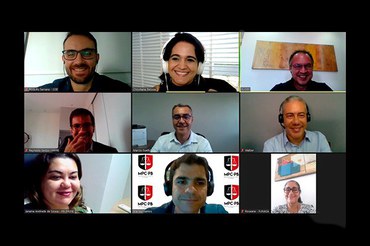 Roseane Cunha, do Sesam, participa do encontro virtualFoto: Divulgação Focco