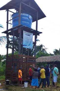 Caixa d'água suspensa