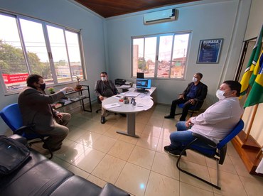 Gestores reunidos no gabinete da Suest/APFoto: Camila Ramos / Ascom Caesa