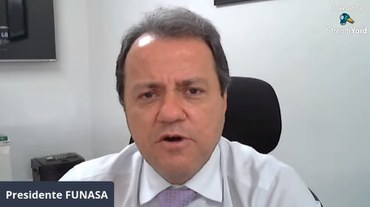 Coronel Giovanne Silva afirma que incluir a Funasa na discussão sobre o manejo de resíduos e água define melhor o arcabouço de ações da instituição no Marco Legal de SaneamentoFoto: Lucca Decia/Funasa