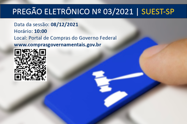 Aviso de reabertura de prazo para o pregão nº 03/2021Foto: Mauro Almeida/Funasa
