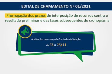 Prorrogação do Edital de Chamamento nº 01/2021Foto: Mauro Almeida/Funasa