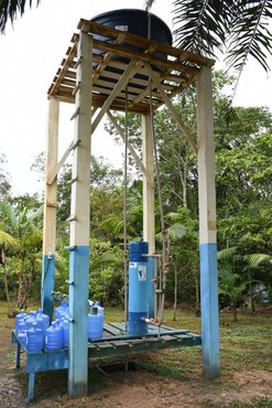 Caixa d'água suspensa