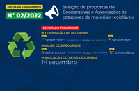 Resultados de Edital de Chamamento são divulgados pela Funasa