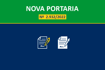 Nova portaria N° 2.932/2022