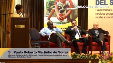 Funasa participa do evento que reuniu diversas entidades da América Latina para discutir pautas relacionadas as políticas ligadas ao saneamento básico, os avanços e desafios na implementação de ações, a atuação nas áreas rurais, dentre outros assuntosFoto: Divulgação/Diálogos Sirwash