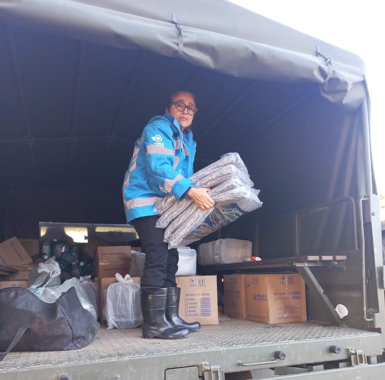 Roseane lembra que, em meio à tragédia, era preciso levar ajudar e dar o mínimo de dignidade para todos.jpeg