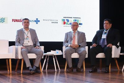 Abertura do evento e a apresentação intitulada “Busca pela efetividade plena na retomada da execução de parcerias na nova Funasa”