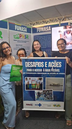 Trabalho que beneficia comunidades ribeirinhas do Amapá foi um dos destaques da Funasa no 2º Sanea Brasil