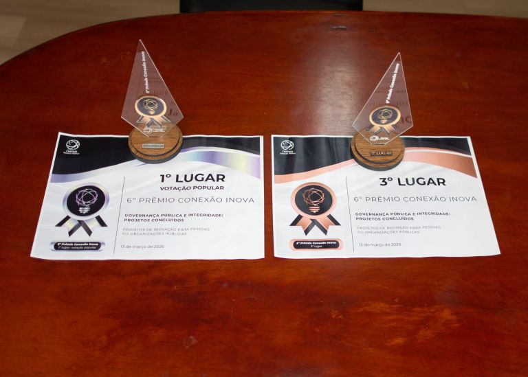 Funasa recebeu dois troféus no 6º Conexão Inova, com o projeto Auditoria de Avaliação Situacional.jpg