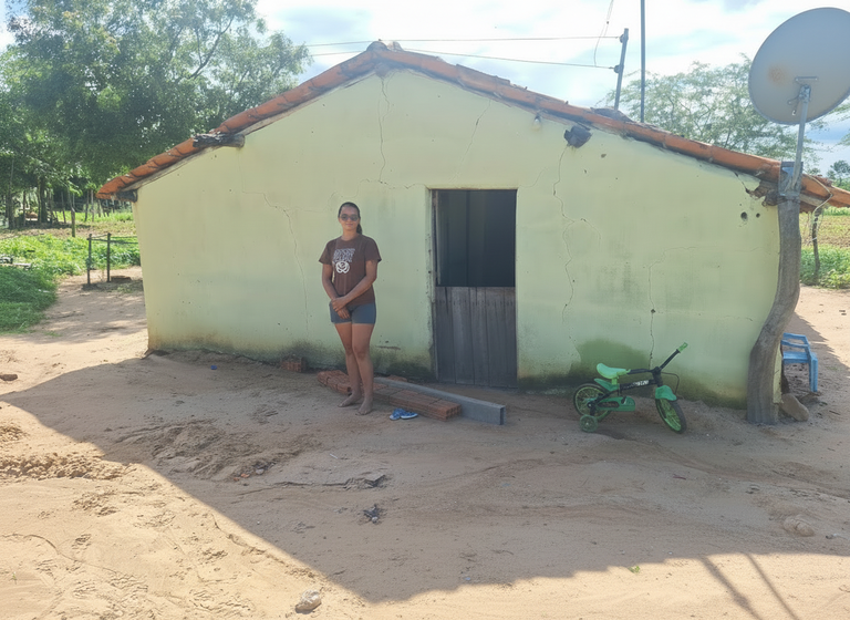 Apesar das dificuldades, equipe foi até beneficiários em cidades como Cedro.