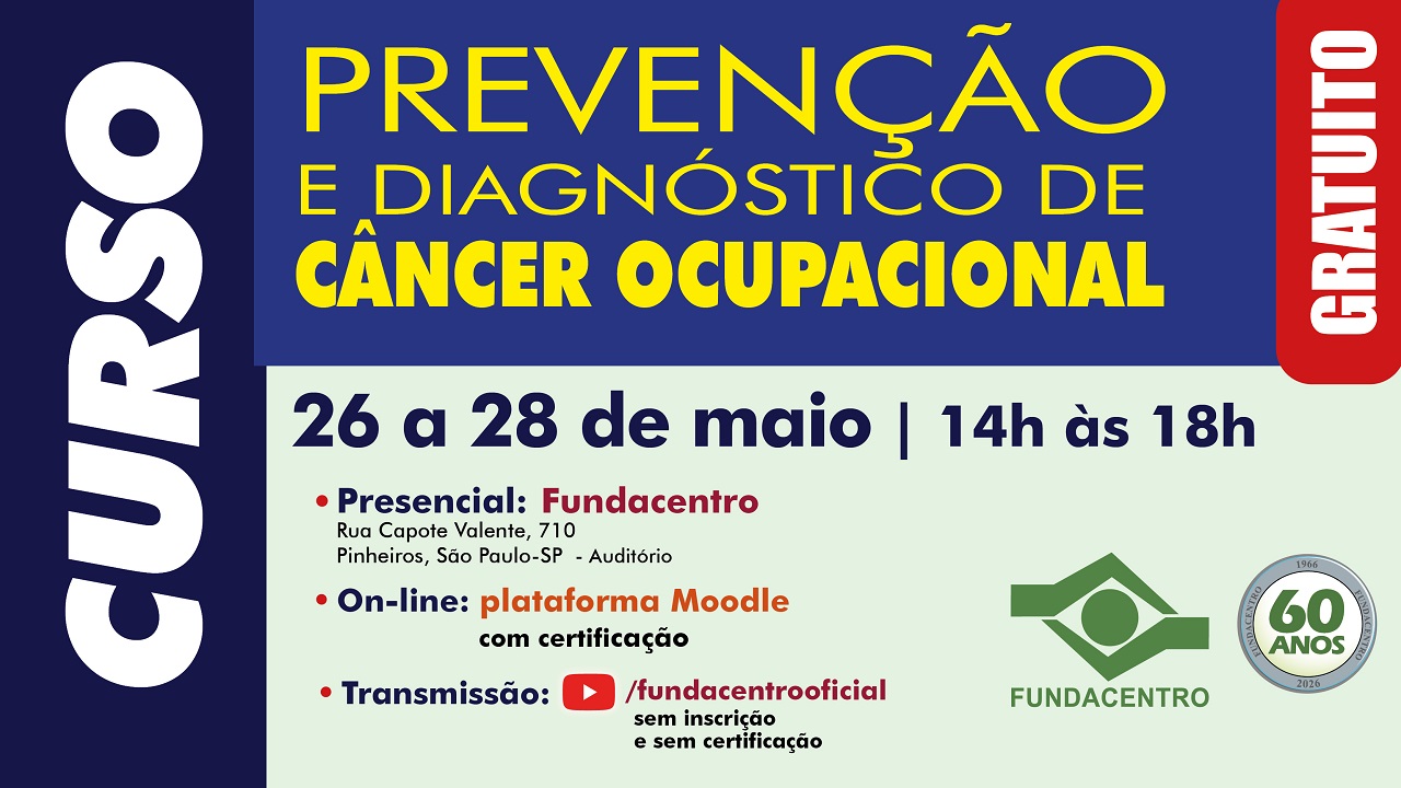 Imagem com informações gerais do curso como nome, data e formas de  participação