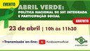 Card de divulgação do evento Abril Verde