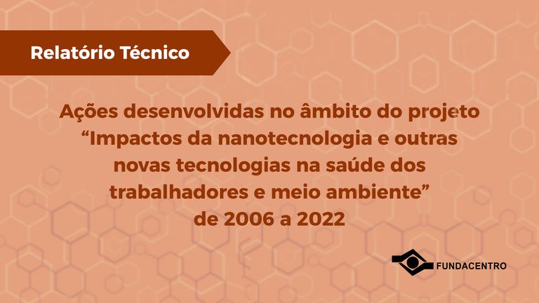 Relatório técnico projeto nanotecnologia