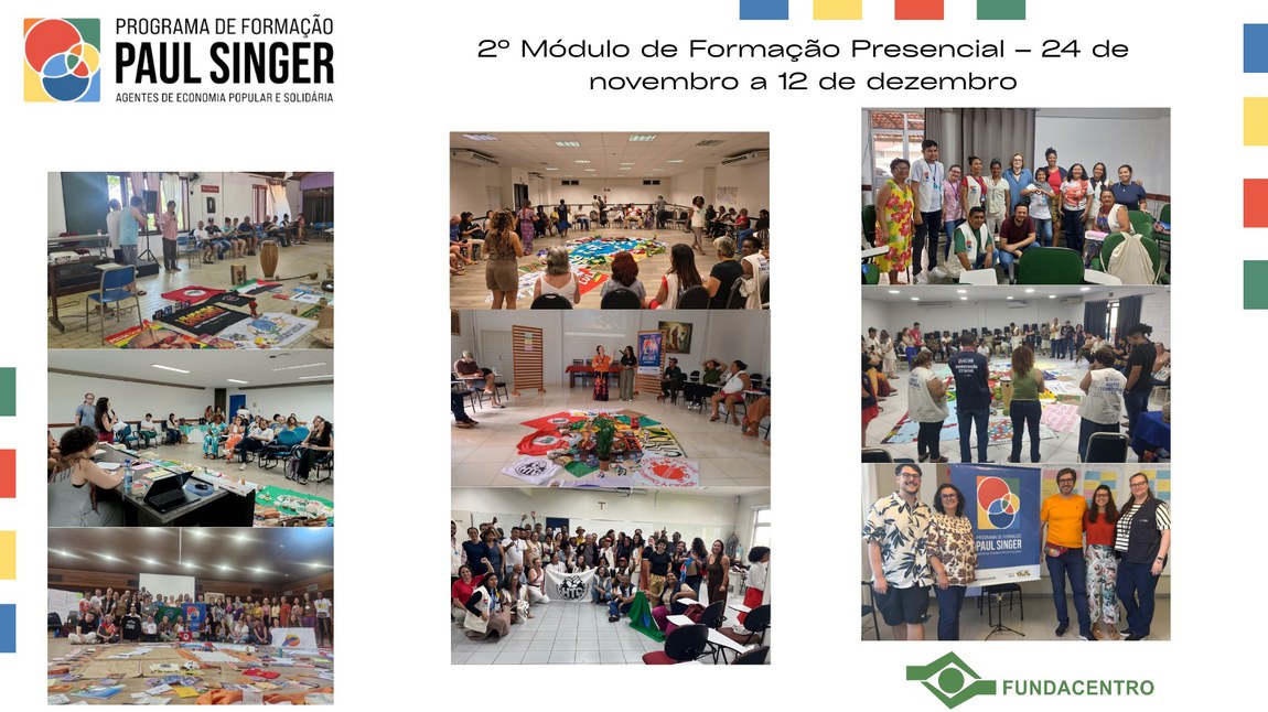 Agentes do Programa Paul Singer multiplicam conhecimento pelos territórios brasileiros