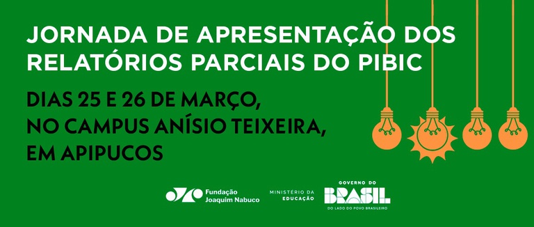 Jornada de Apresentação dos Relatórios Parciais do Pibic