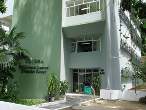 Foto do prédio da Biblioteca Blanche Knopf