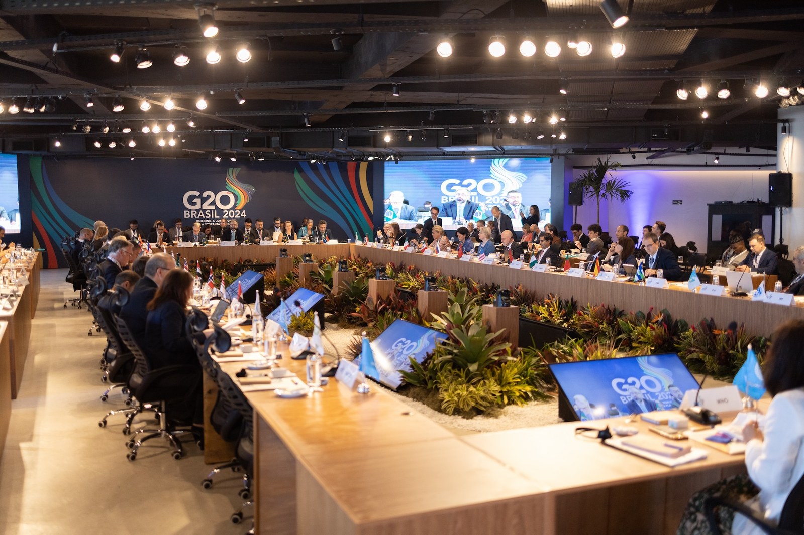 Representatives from 29 countries and 13 international organizations the event in Rio de Janeiro | Image: Audiovisual G20