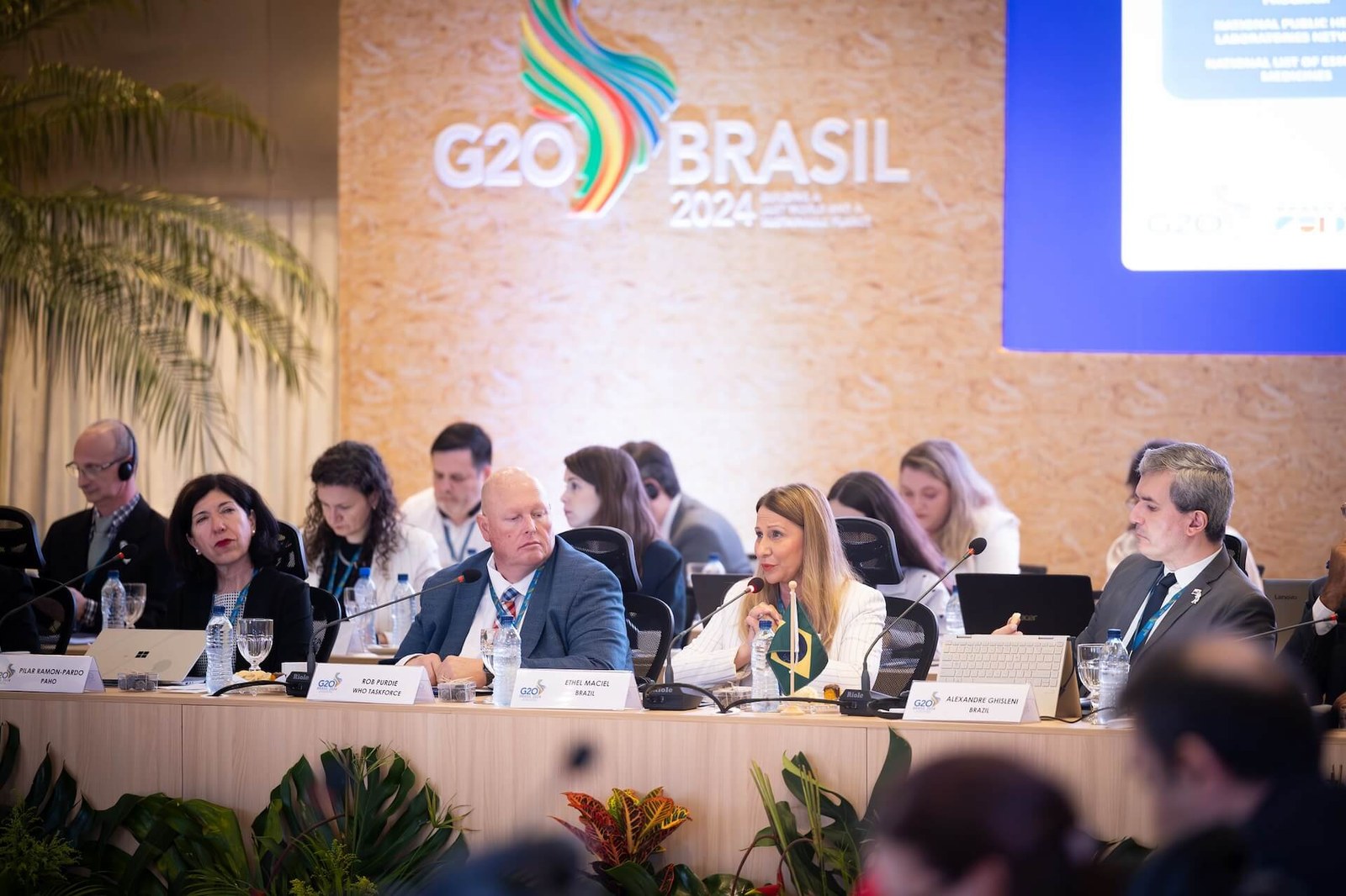 Opening of the 4th Meeting of the G20 Health Working Group, in Natal, capital of the Brazilian state of Rio Grande do Norte. Image: Walterson Rosa/MS