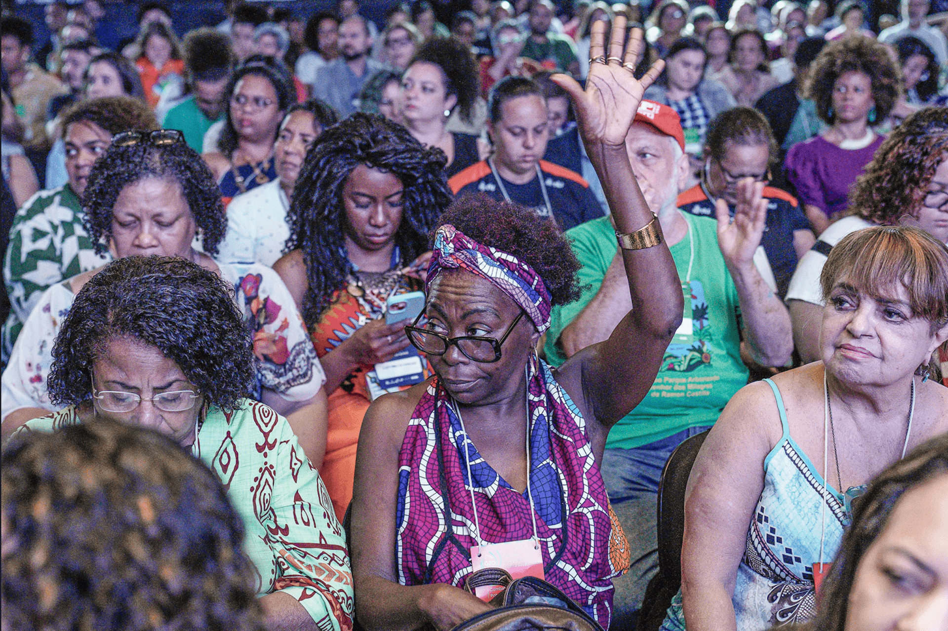 Last month, movements representing favelas in Brasil participated in the first preparatory meeting for the Social Summit in Rio de Janeiro. Photo: Audiovisual/G20