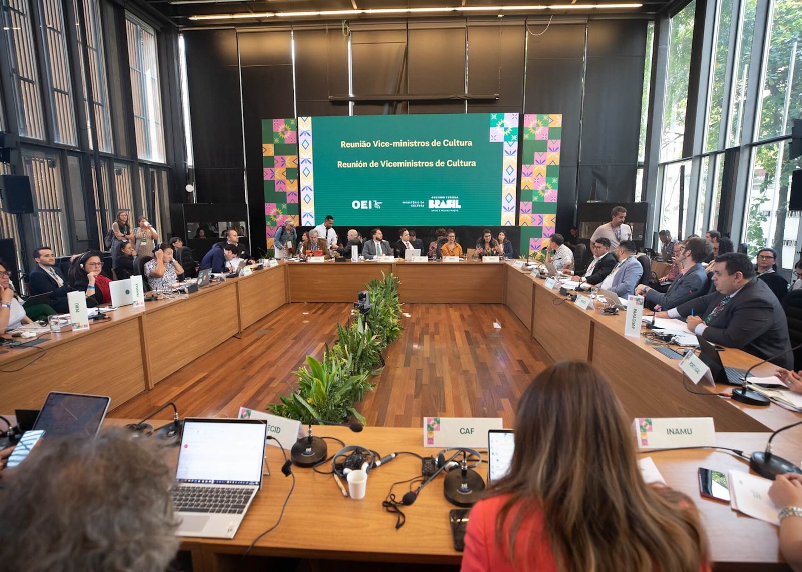 The meeting took place at the Casa Firjan, in Rio de Janeiro. Photo: Filipe Araujo/MinC