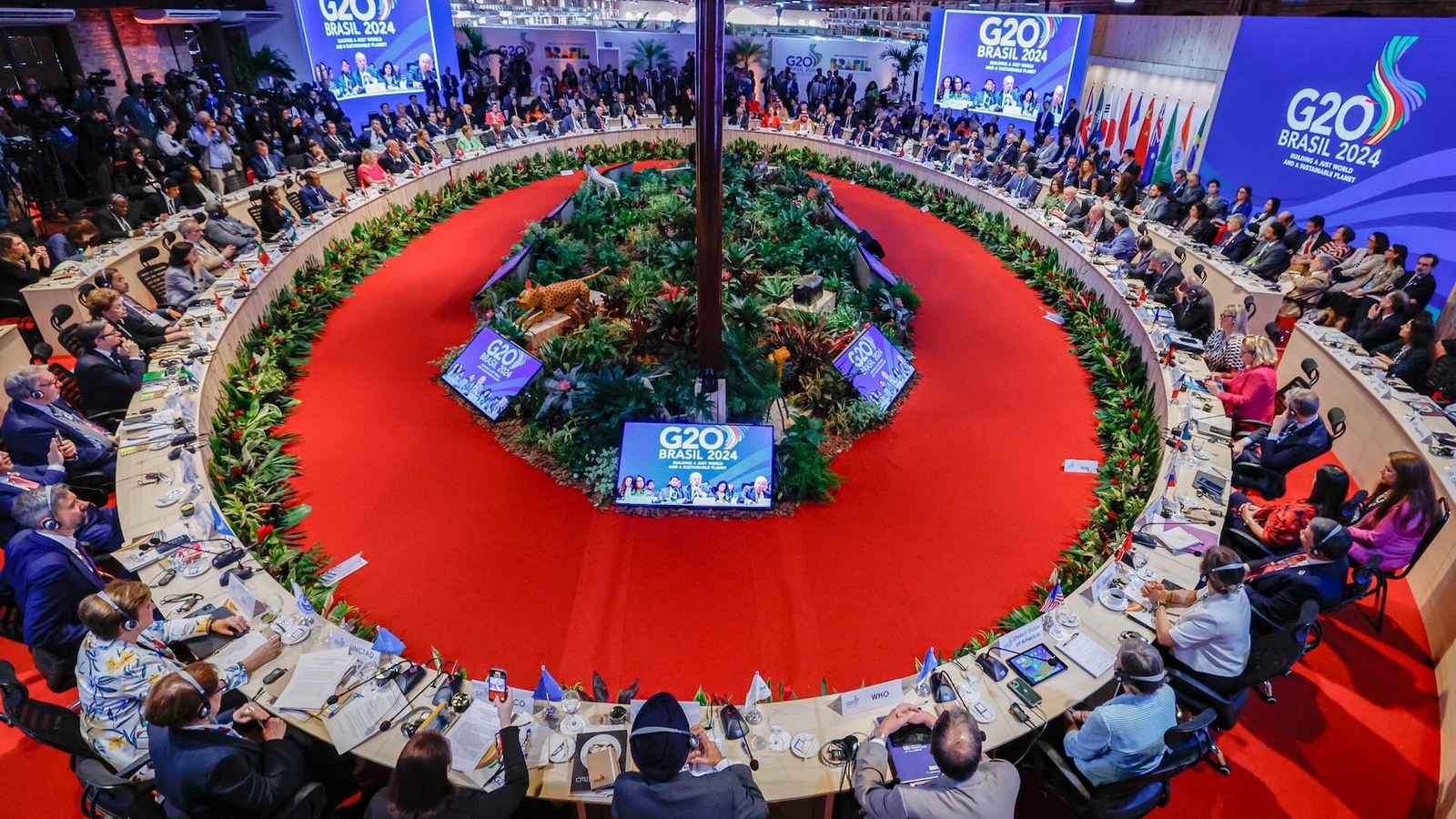 Launch of the countries' accession to the Global Alliance Against Hunger and Poverty. Use of SRDs can help with the initiative's funding challenge | Photo: Ricardo Stuckert / PR