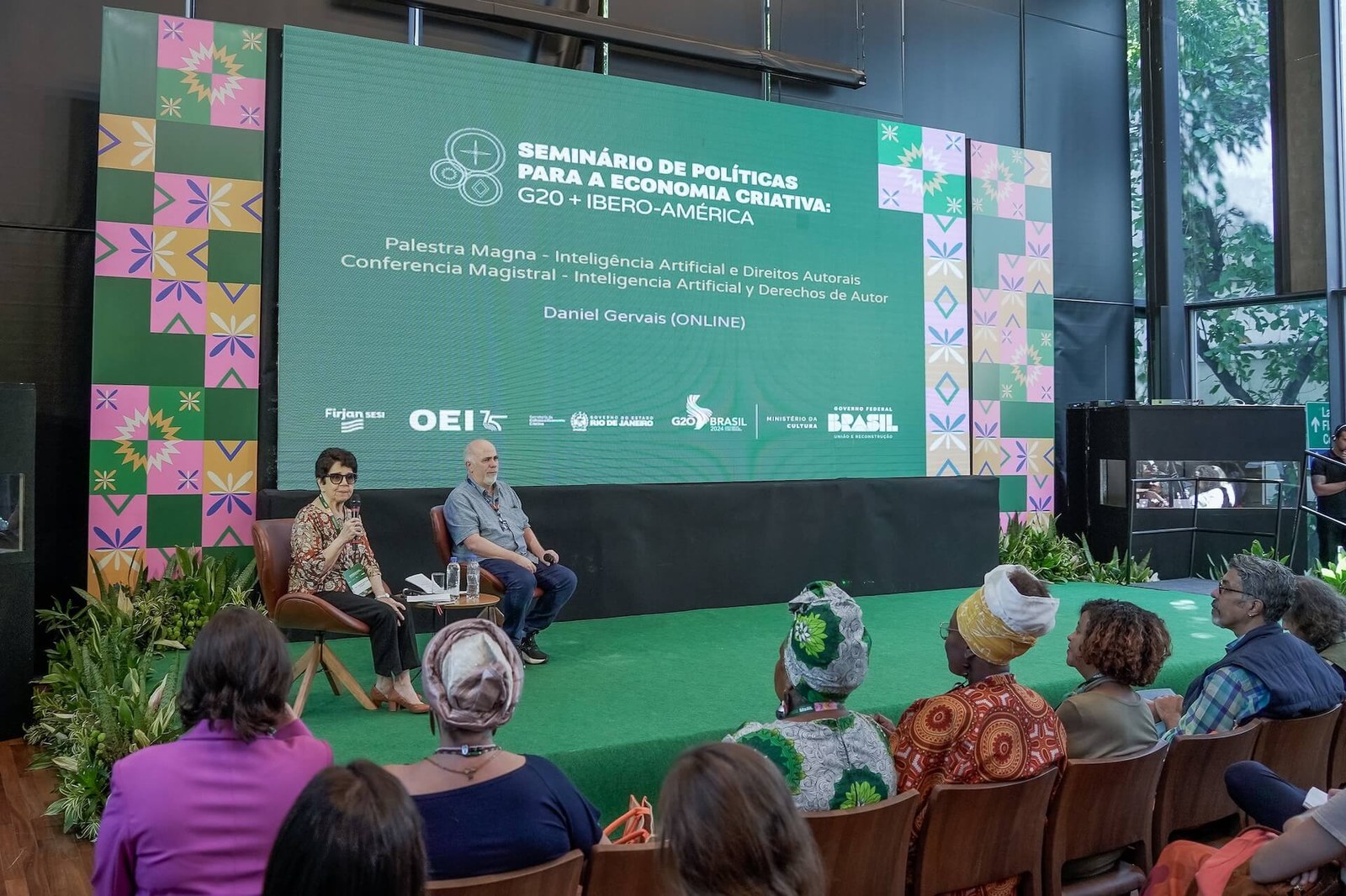 The seminar will close on Friday (9), at Casa Firjan in Botafogo, Rio de Janeiro. Photo:Tarcísio Boquady/MinC