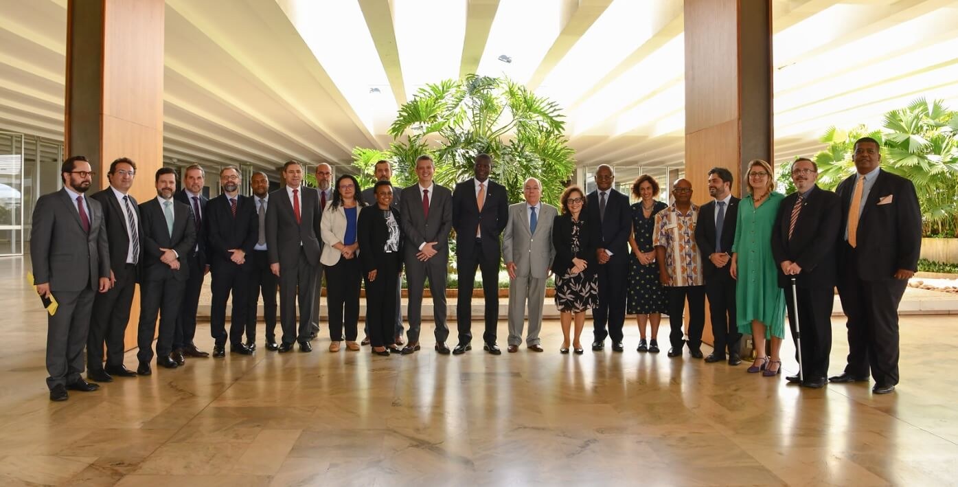 Itamaraty hosted the transfer seminar of the G20 presidency from Brasil to South Africa, attended by ministers, diplomats, and other authorities. Photo: Carlos Cruz