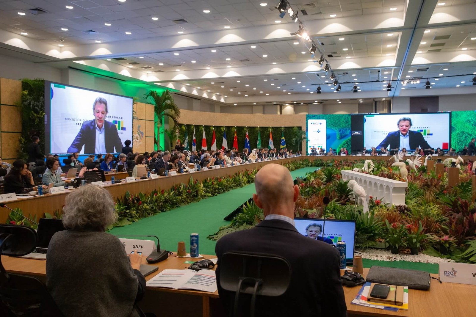 Brazilian Minister of Finance, Fernando Haddad, highlighted Brasil's commitment at the G20 | Photo: Walterson Rosa/MS