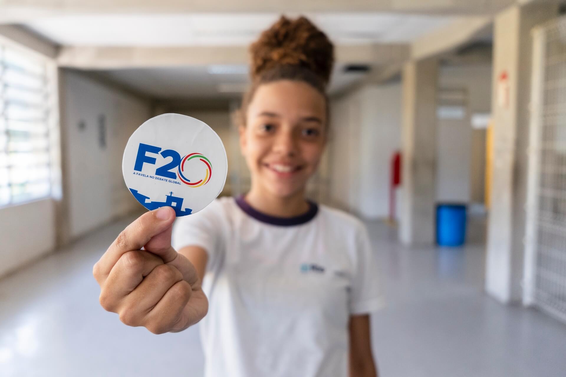 Schools in Complexo da Maré, in Rio de Janeiro, are engaged in the topics discussed by the G20 Brasil | Photo: Patrick Marinho/F20