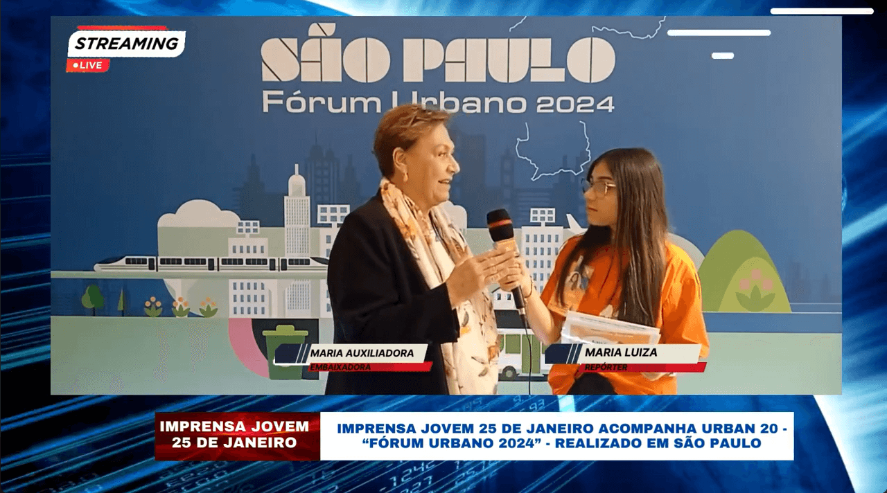 A Imprensa Jovem atua em coberturas do G20 desde fevereiro, com participação em diversos eventos do G20 Social e das trilhas de Finanças e de Sherpas. Imagem: Divulgação