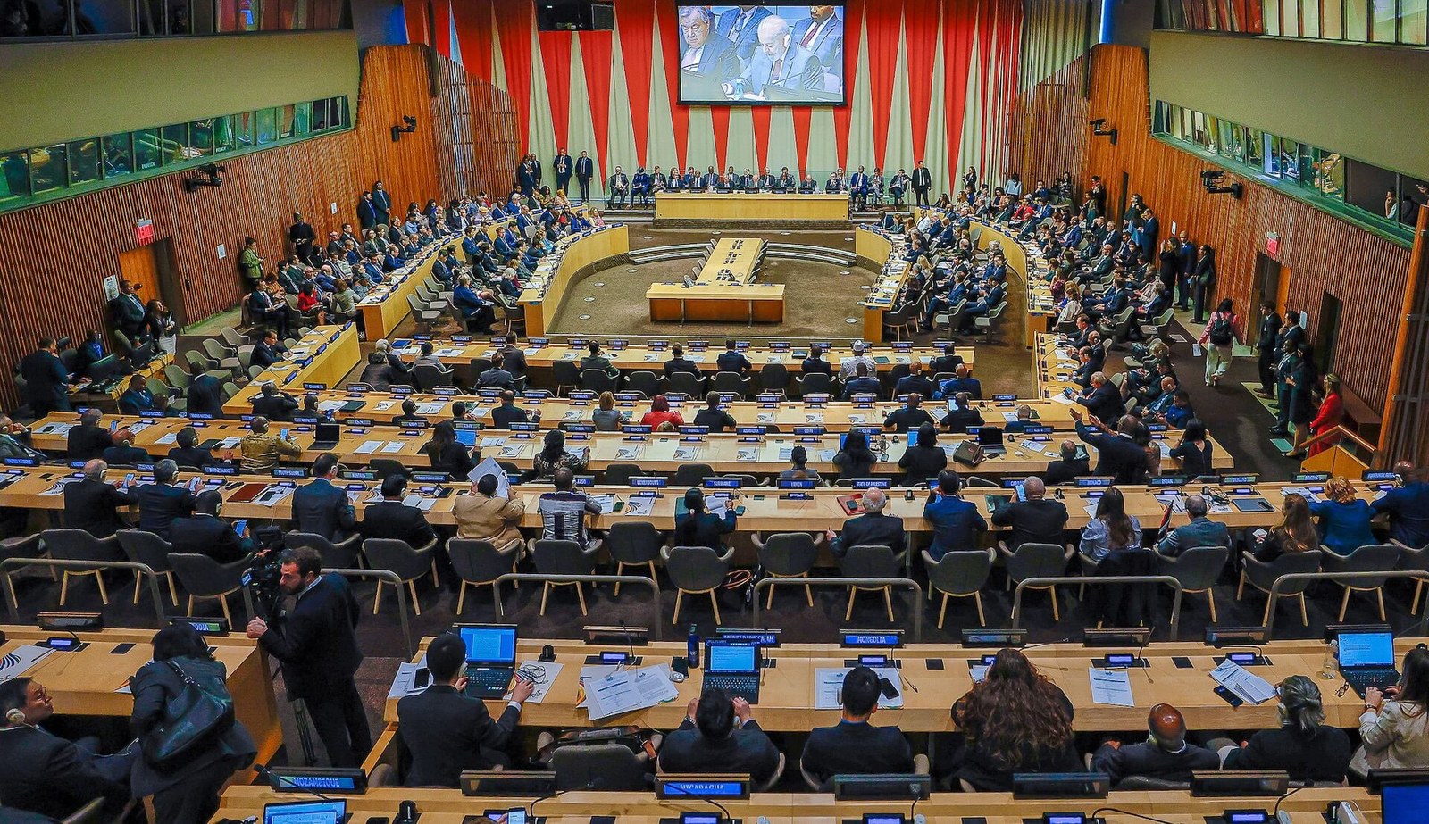 Presidente de la República, Luiz Inácio Lula da Silva, durante la Sesión de Inauguración de la Reunión Ministerial del G20 – Sede de las Naciones Unidas, Sala del Consejo Económico Social – Nueva York | Foto: Ricardo Stuckert / PR