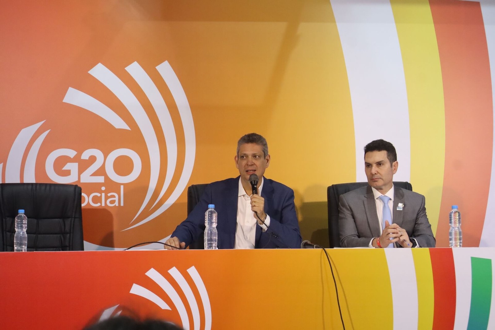 Márcio Macedo, durante la conferencia de prensa