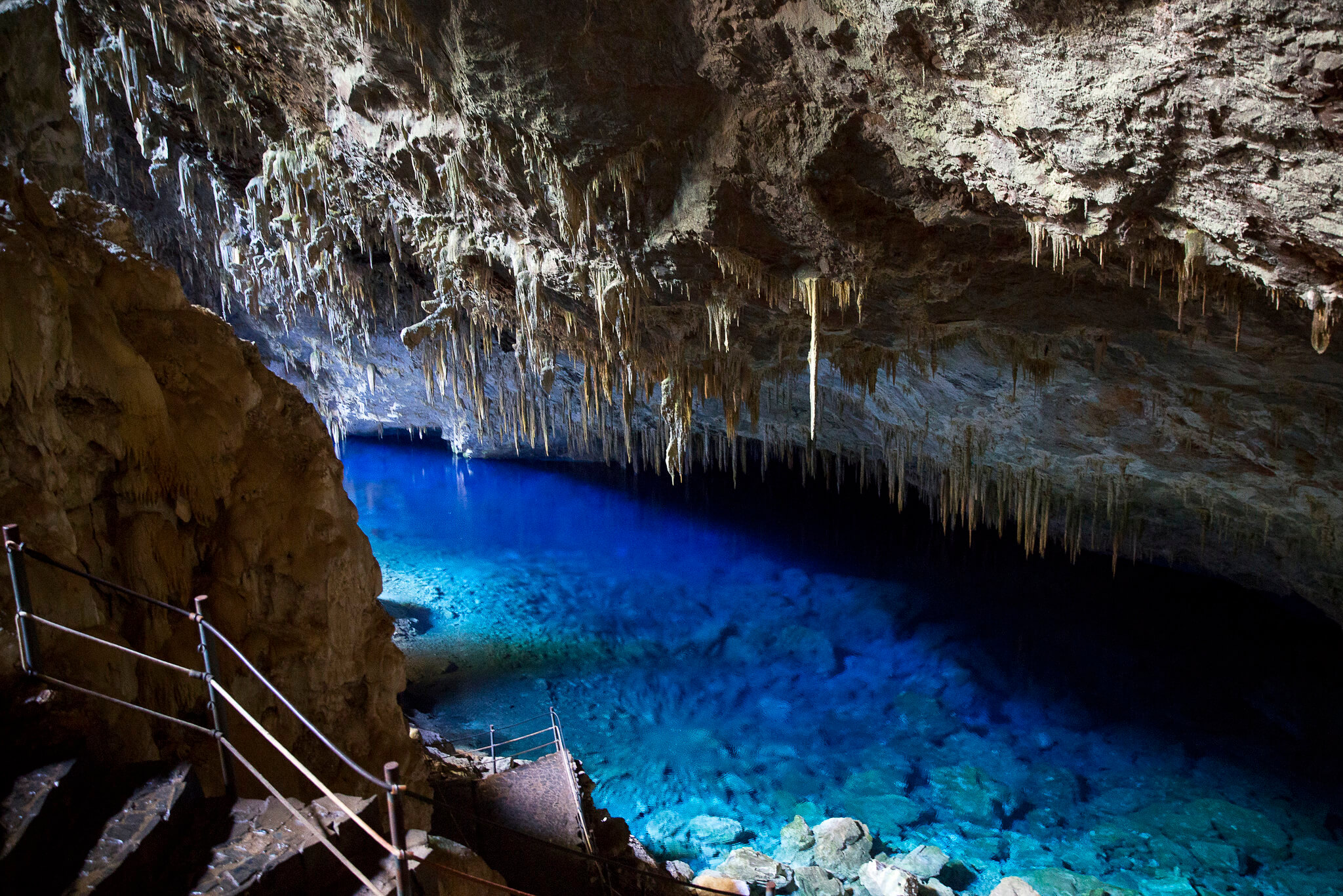 Gruta do Lago Azul, en Bonito, Mato Grosso do Sul. Foto: MTur