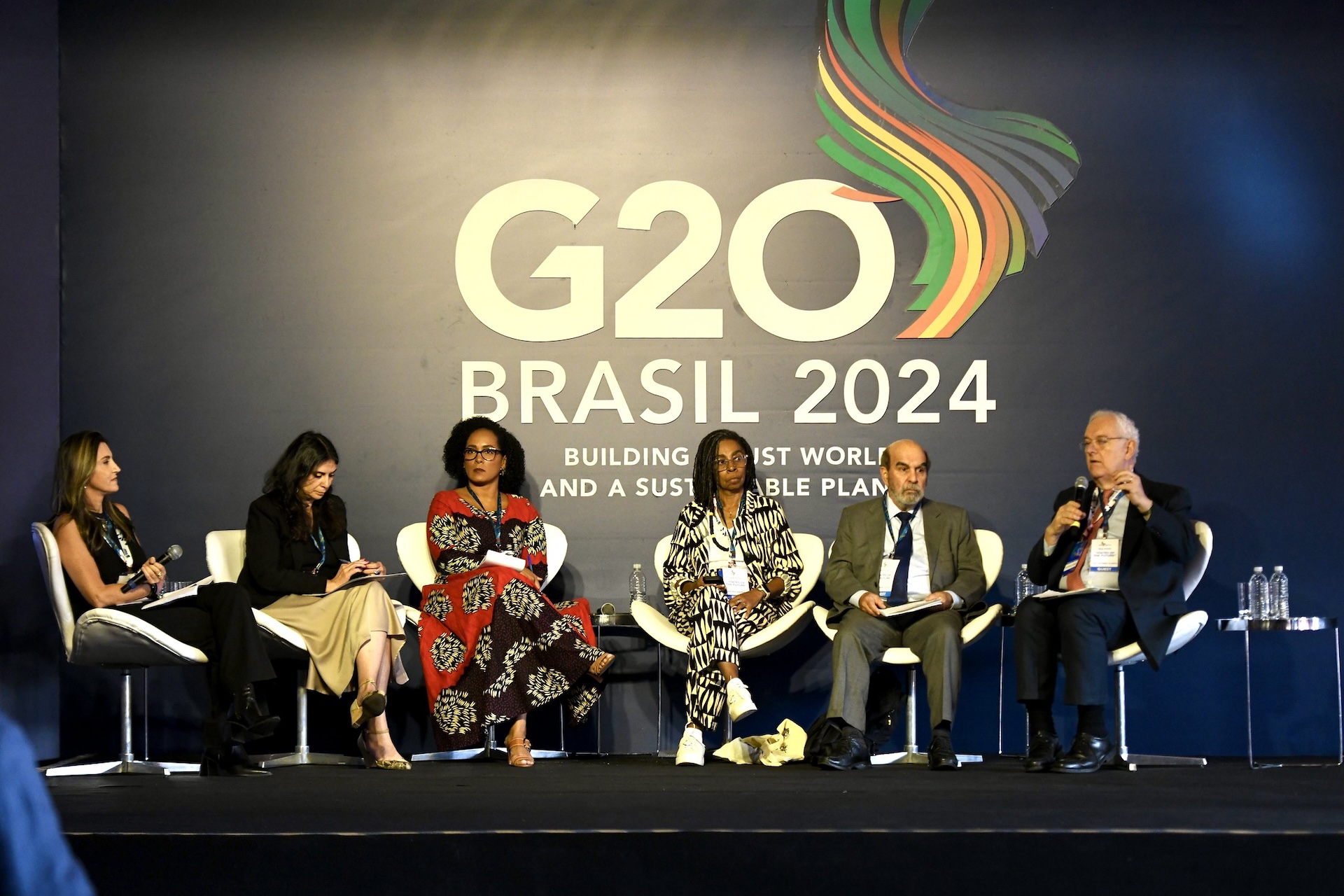 El estudio PNUD Señales de Cambio 2024 fue presentado durante el evento paralelo del G20 Estados del Futuro, realizado en Río de Janeiro. Foto: Divulgación/MGI