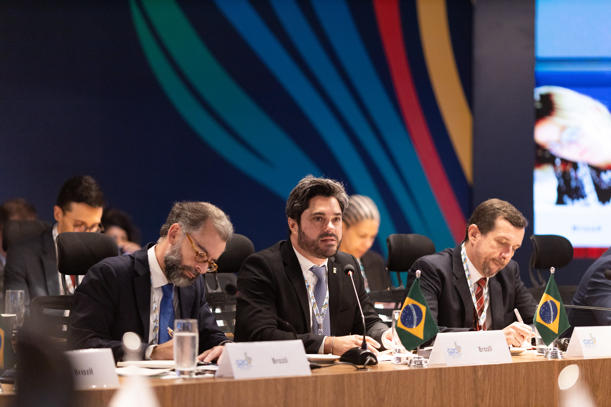 O encontro ocorreu no contexto da terceira Reunião de Sherpas do G20 Brasil. Foto: Audiovisual/G20
