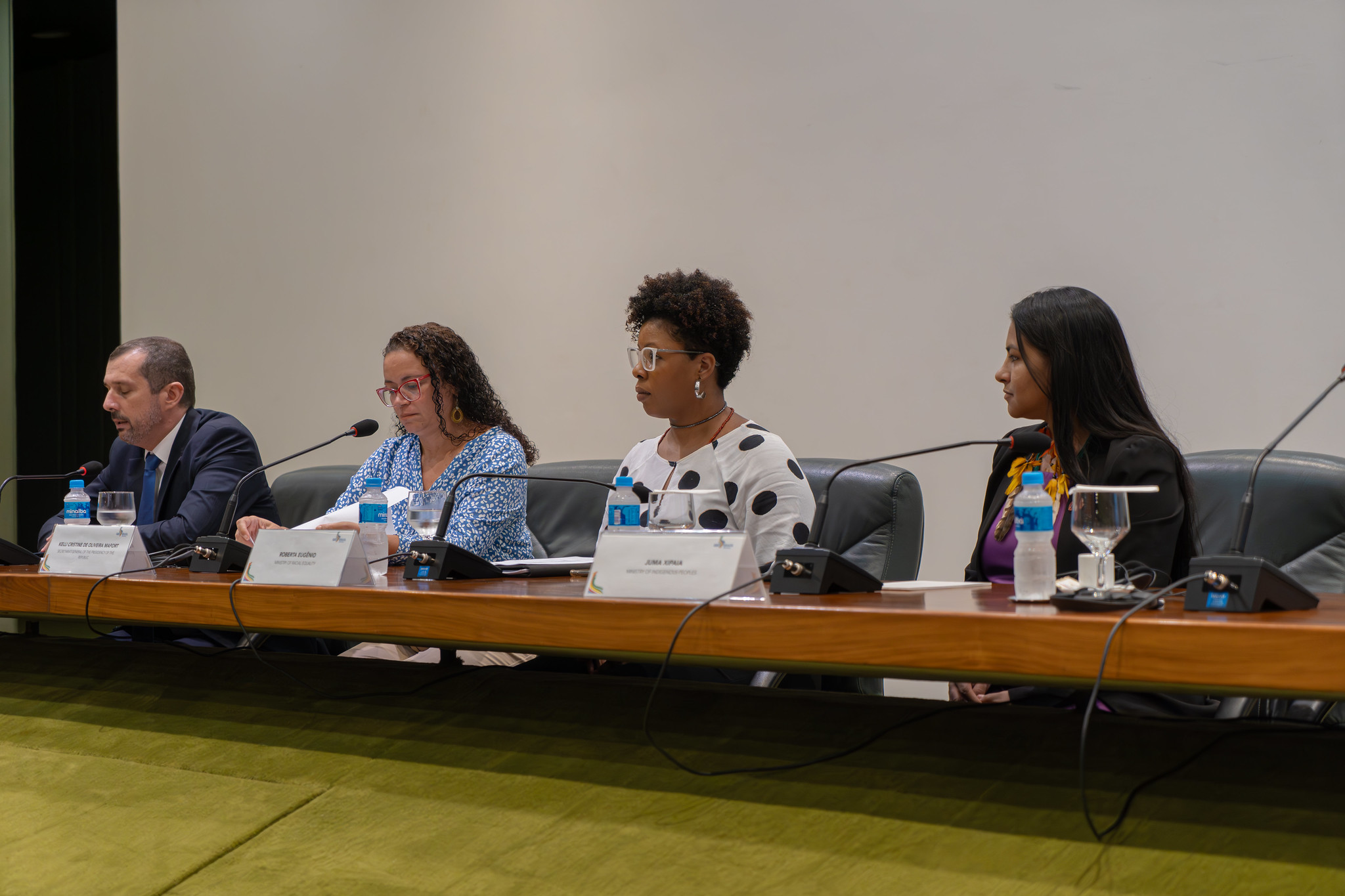Brazilian Government representatives participate in a debate about anti-racism and development | Photo: G20 Brasil Audiovisual