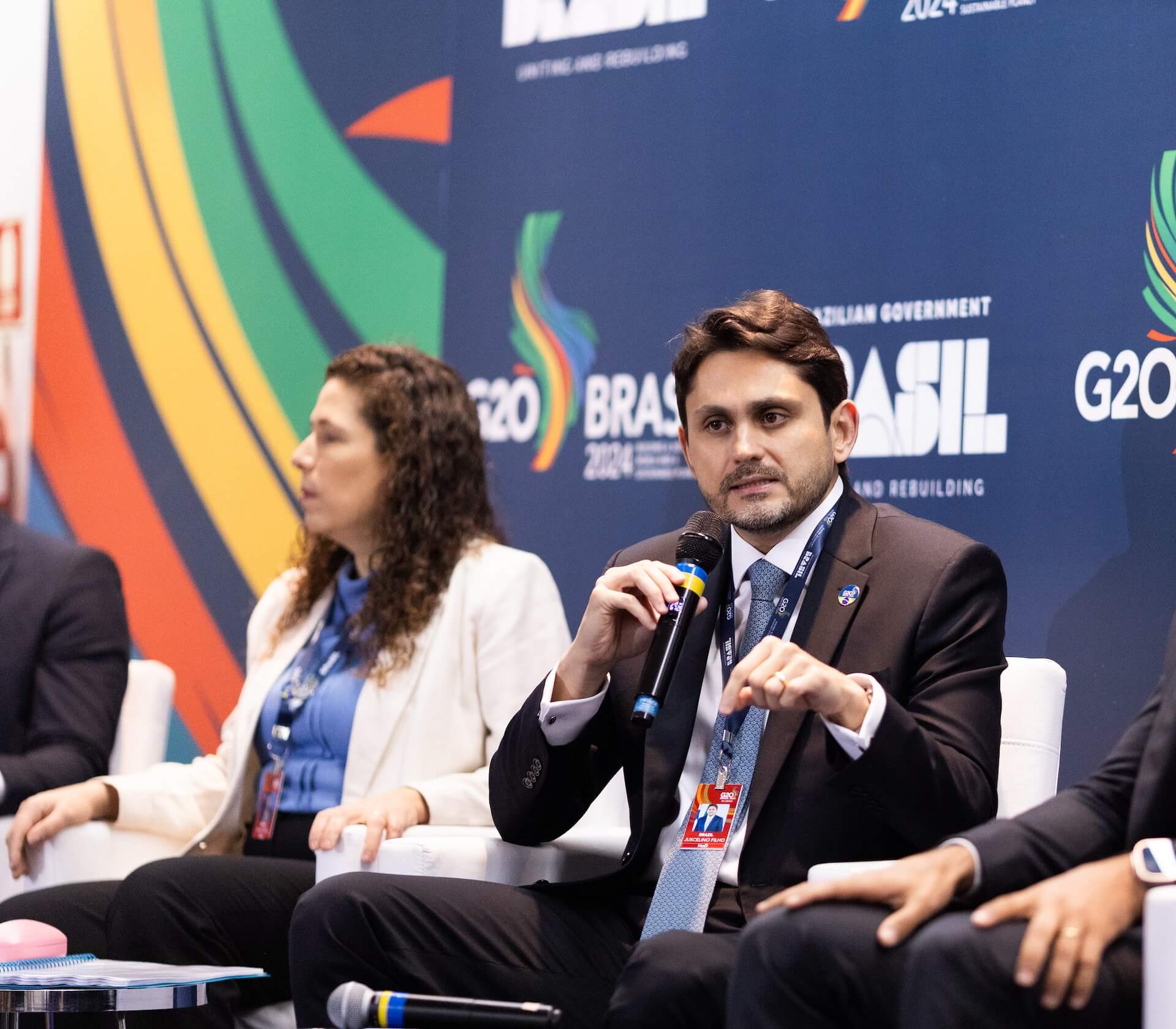 Juscelino Filho, ministro das Comunicações, responsável pela pauta de conectividade significativa  e inclusão digital | Foto: Audiovisual G20 Brasil 