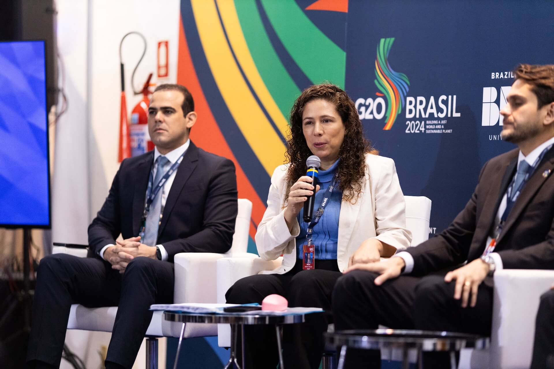 Esther Dweck, ministra do MGI | Foto: Audiovisual G20 Brasil 