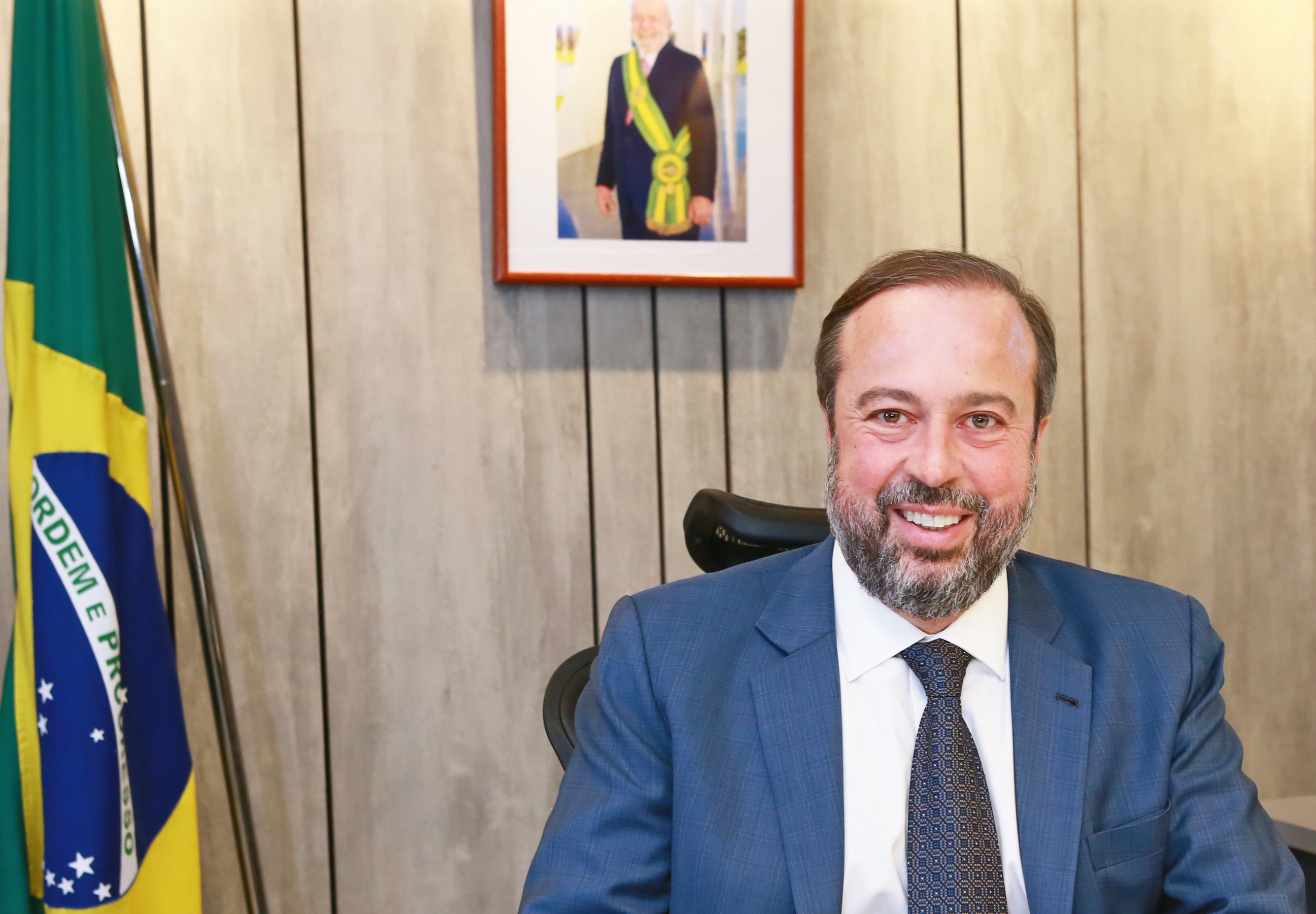 Minister of Mines and Energy Alexandre Silveira: Brasil is a global leader in clean energies. Crédito: Tauan Alencar