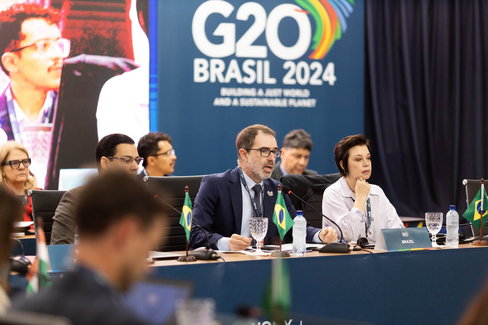 Reunião do Grupo de Trabalho de Economia Digital do G20 começa na cidade de Maceió. Entre os eixos prioritários, conectividade universal e significativa, governo digital, integridade da informação e uso da inteligência artificial para o desenvolvimento sustentável. Foto: Audiovisual G20 Brasil