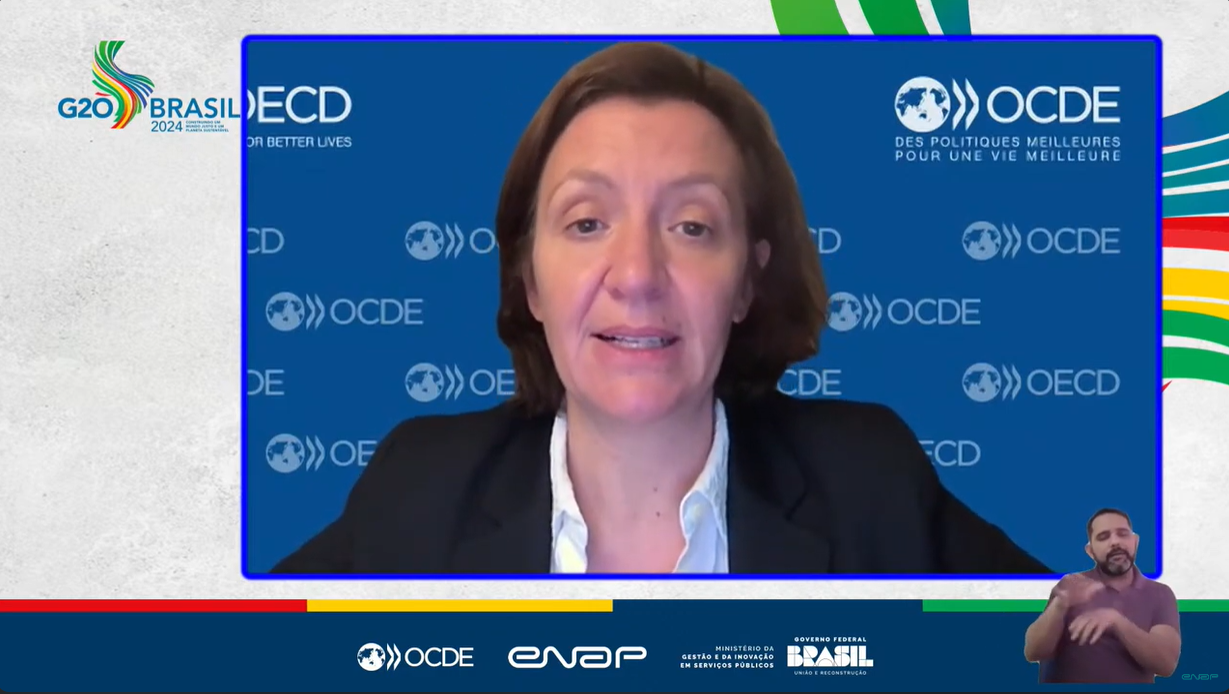 For Elza Pilichowski, Director of Public Governance at the OECD, Digital Government not only improves the efficiency of public services, but also strengthens citizens' trust in public administration. Credit: Reproduction