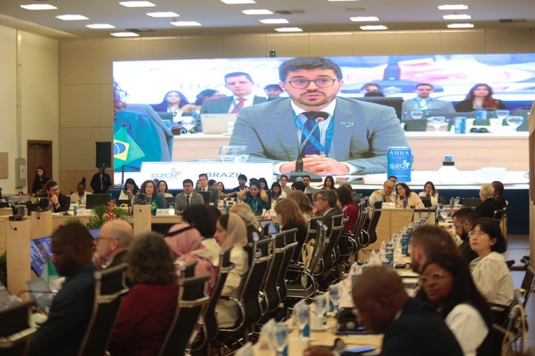 Plenária de abertura da reunião técnica do G20, um dos eventos da Semana Ceará: Centro Global da Educação. Foto: Ângelo Miguel/MEC