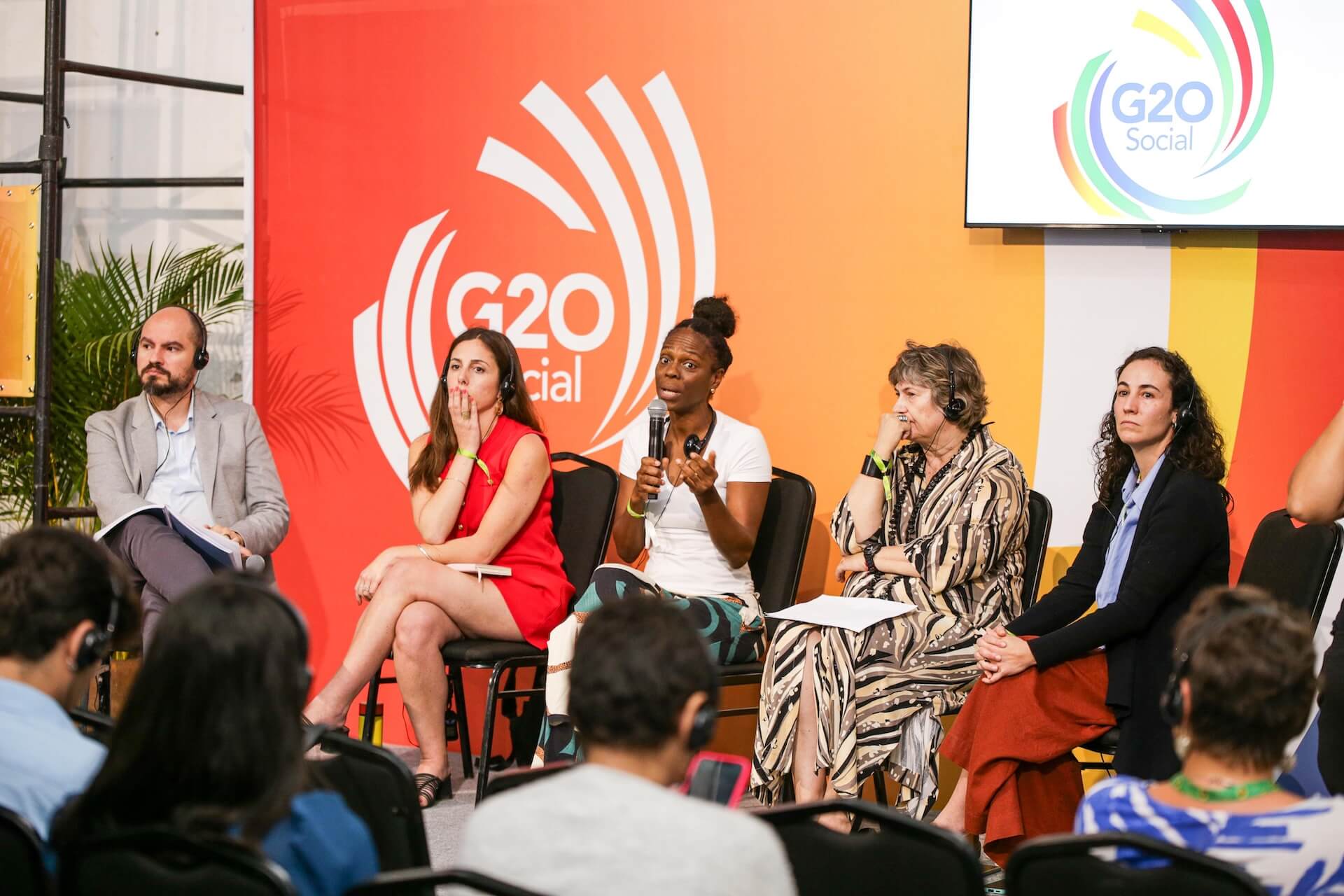 Organizações da sociedade civil defendem COP Tributação no âmbito do G20 Social. Foto: Marcos Vinicios de Souza / Inesc