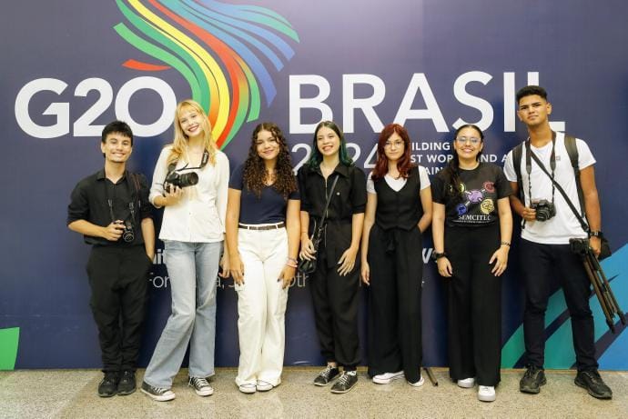 Jóvenes reporteros del G20 comparten conocimiento global en sus comunidades locales | Foto: Audiovisual G20
