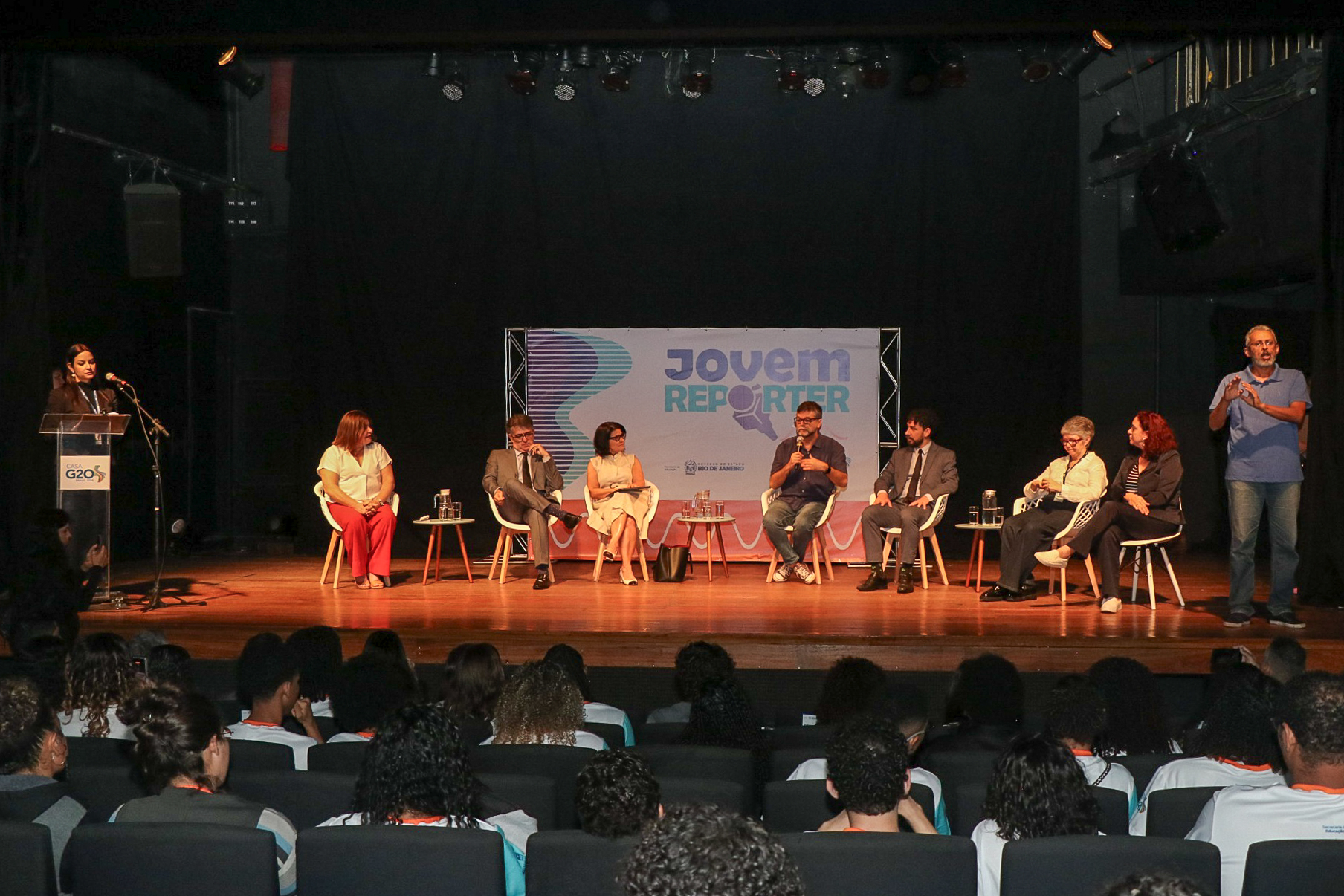 A formação ocorreu na terça-feira (28), nos turnos da manhã e da tarde, com participação ativa das e dos estudantes. Foto: Sandra Barros/Seeduc Rio de Janeiro