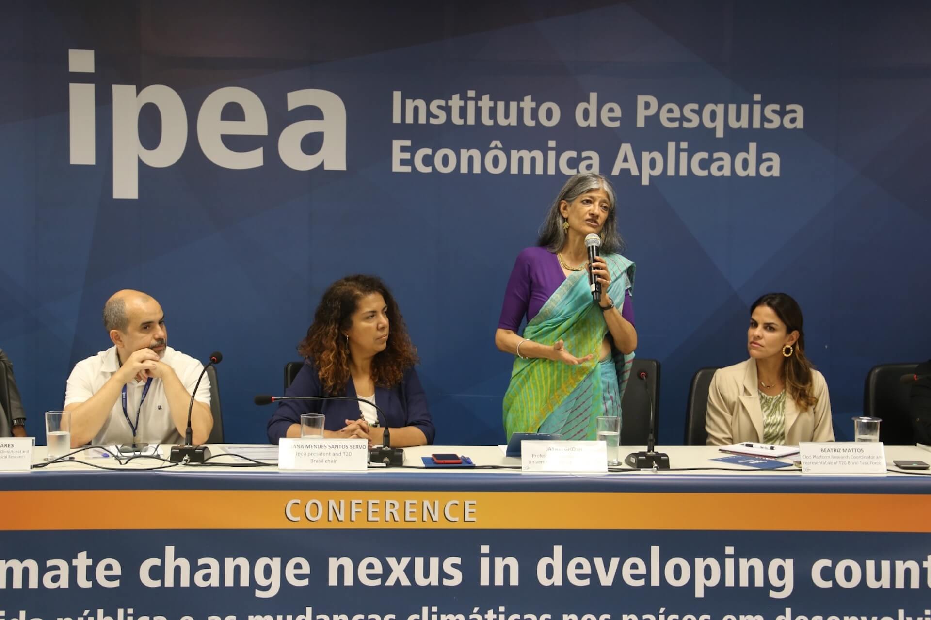 Indian economist Jayati Ghosh: "The largest carbon emissions come from core countries and global elites, who have historically been the biggest beneficiaries of the global economic system." Image: T20 Brasil/Disclosure